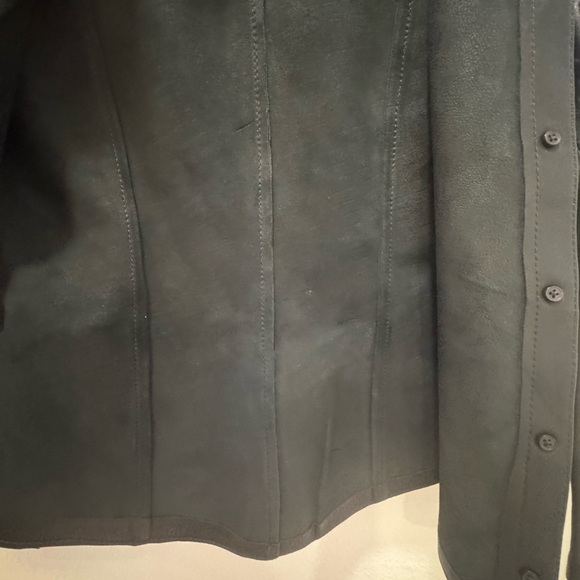 Express Dark Leather Jacket - Picture 7 of 10